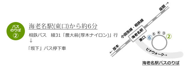 バスでお越しのお客様